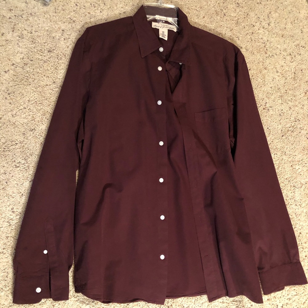 Long sleeve button down dress shirt